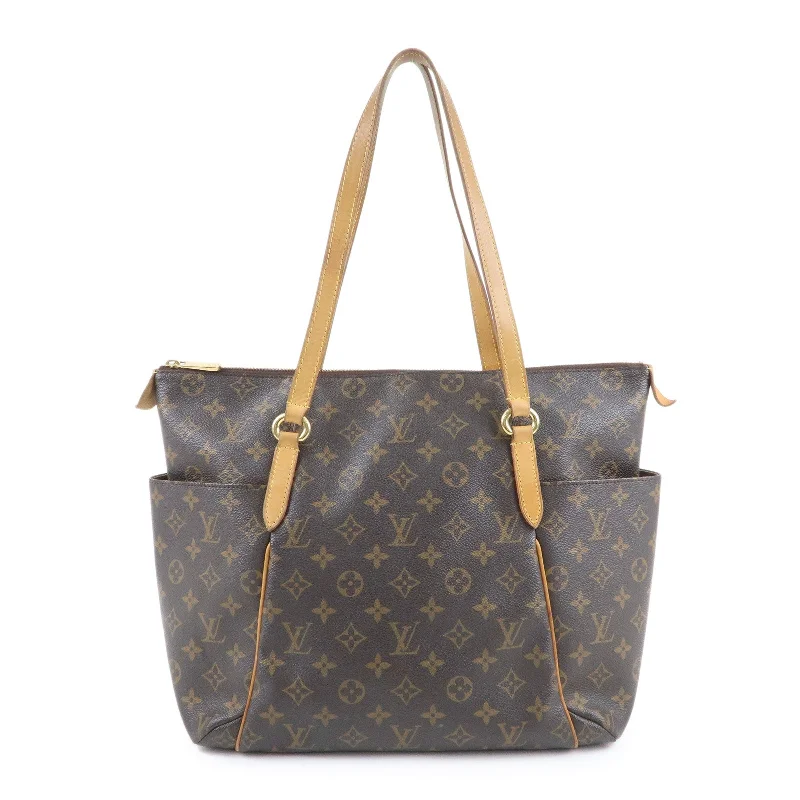 Louis Vuitton tote bags with a double - handle and shoulder - strap optionLouis Vuitton Monogram Totally MM Tote Bag Hand Bag M56689