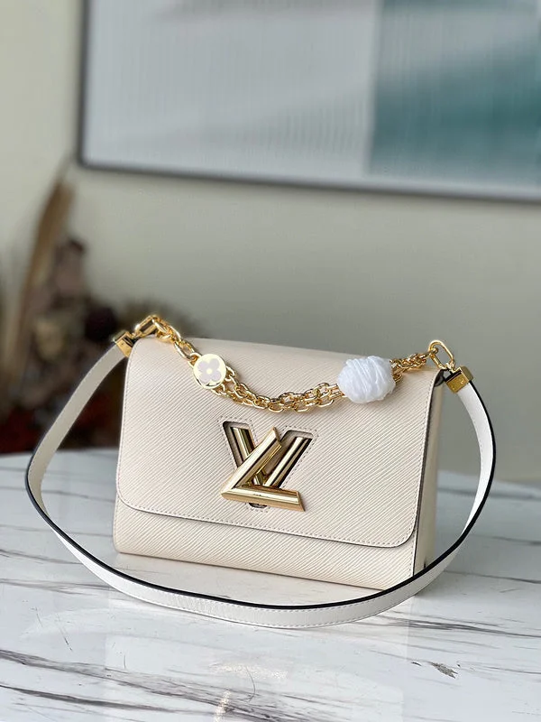 Louis Vuitton Twist bags with a crystal - embellished LV - turnlockBC - LOUIS VUITTON BAGS - 1443