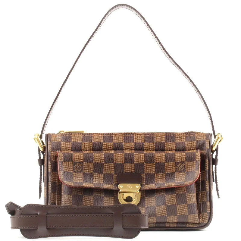 Louis Vuitton backpacks with a sleek, minimalist design for styleLouis Vuitton Damier Ravello GM 2Way Shoulder Hand Bag N60006