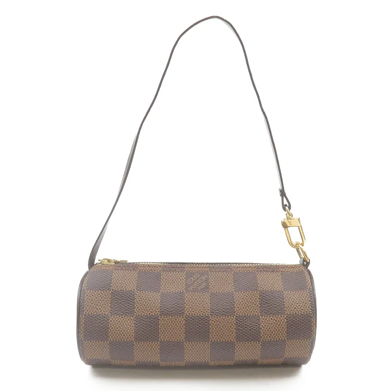 Louis Vuitton bags with a front - flap pocket for quick - access itemsLouis Vuitton Damier Pouch for Papillon Bag Mini Bag