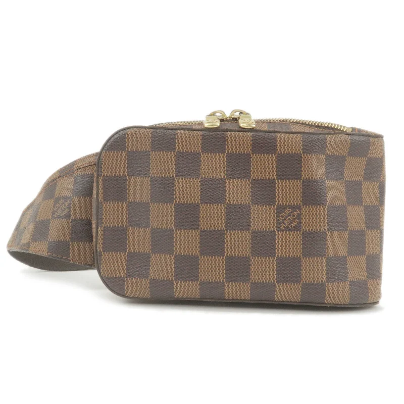 Ladies Louis Vuitton Capucines bags with a detachable shoulder strapLouis Vuitton Damier Geronimos Body Bag Waist Bag N51994