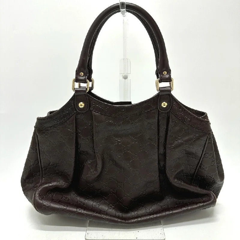 Gucci crossbody bags for women with adjustable leather strapsGUCCI Tote Bag 211944 leather Brown GG Sukey Women Secondhand