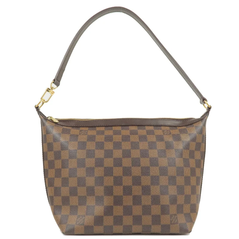 Louis Vuitton tote bags with a water - resistant coating for outdoor useLouis Vuitton Damier Ebene Illovo MM Shoulder Bag N51995