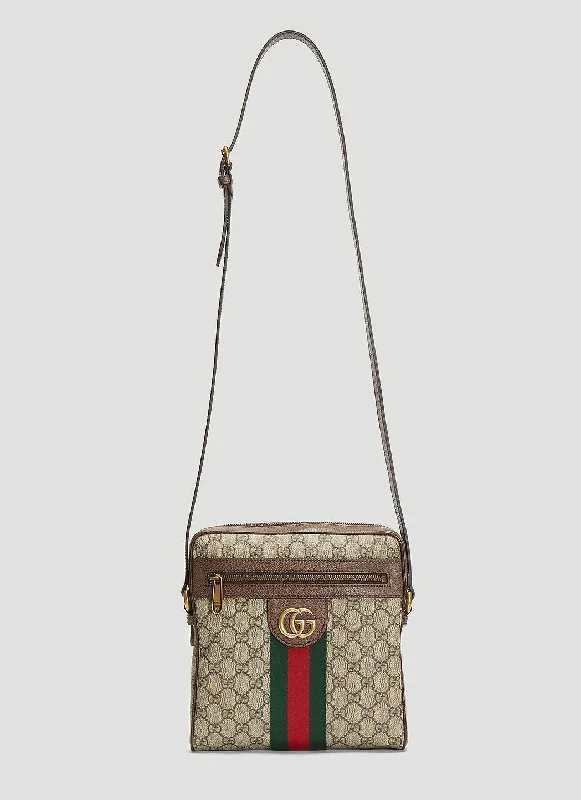 Women Gucci bags with a magnetic snap closure for easy accessGucci Men Small Ophidia Messenger Bag