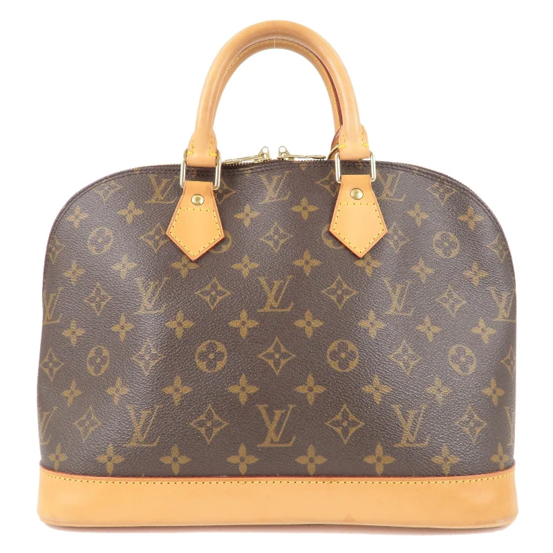 Louis Vuitton Alma bags with a detachable shoulder strap for versatilityLouis Vuitton Monogram Alma Hand Bag Brown M51130