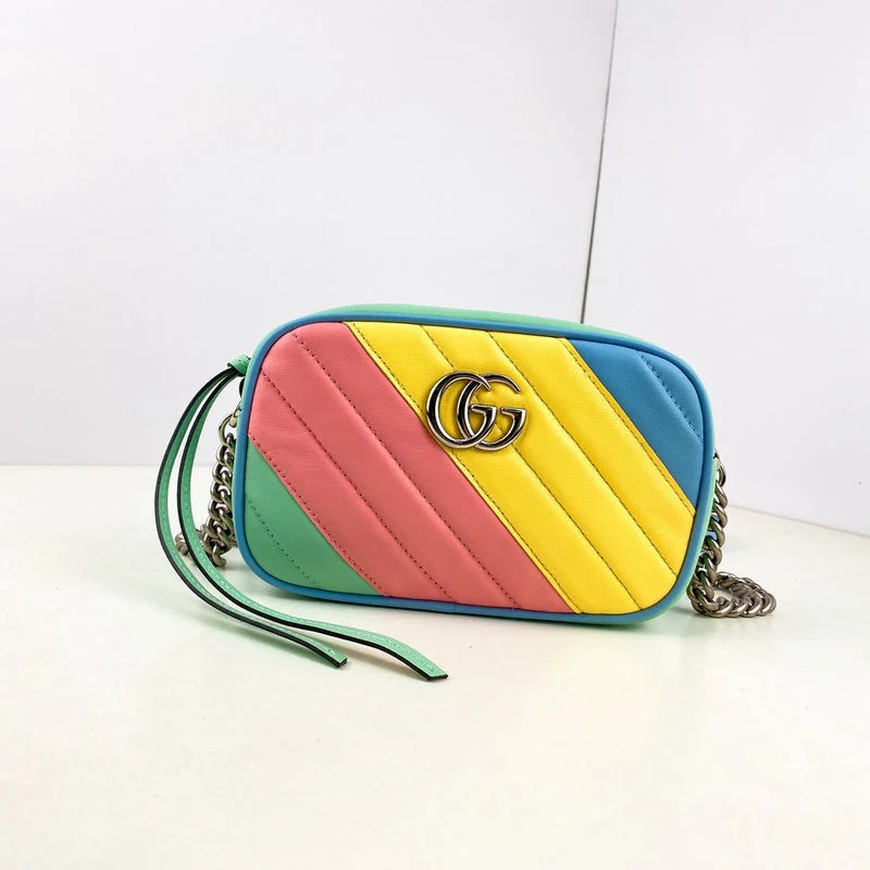 Women Gucci bags with a snap - button closure and a decorative charmBC - GUCCI BAG - 2516