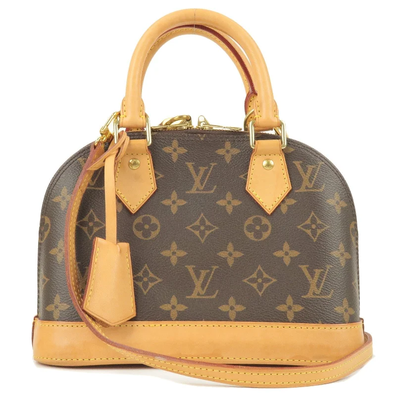 Ladies Louis Vuitton Petite Malle bags with a star - shaped charm for cutenessLouis Vuitton Monogram Alma BB 2Way Hand Bag Shoulder Bag M53152