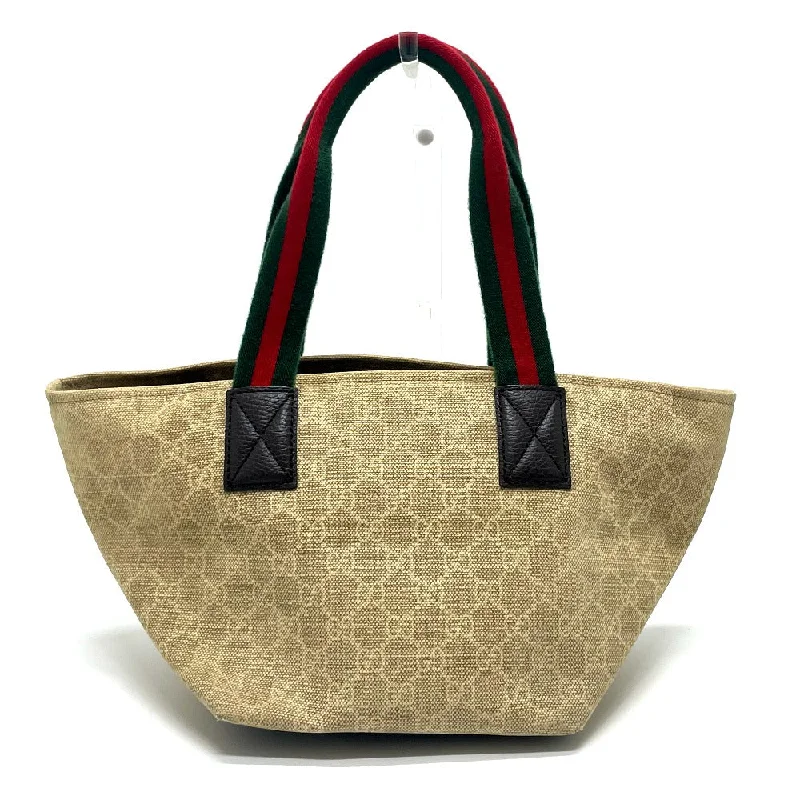 Women Gucci tote bags in GG Supreme canvas for a branded feelGUCCI Tote Bag 374433 GG canvas beige GG Sherry line Women Used