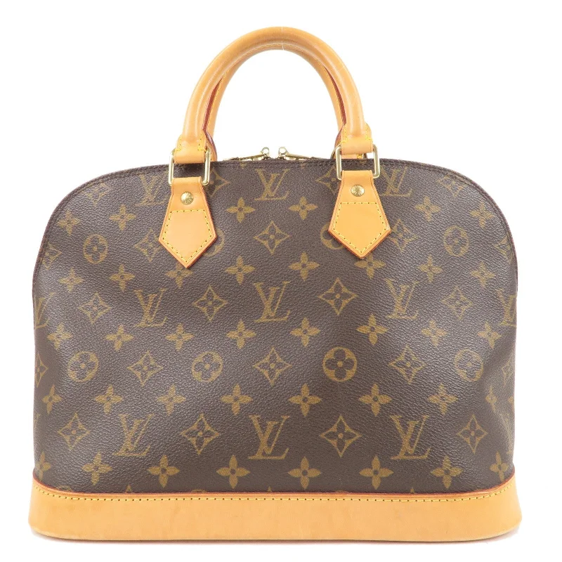 Louis Vuitton backpacks with a sleek, minimalist design for styleLouis Vuitton Monogram Alma Hand Bag Brown M51130