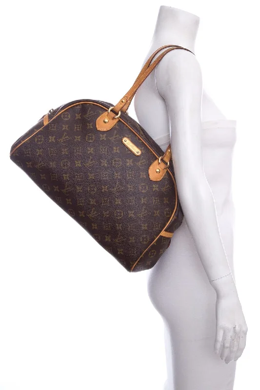 Louis Vuitton Capucines bags with smooth calfskin leather for luxuryLouis Vuitton Brown Montorgueil Monogram Canvas Handbag