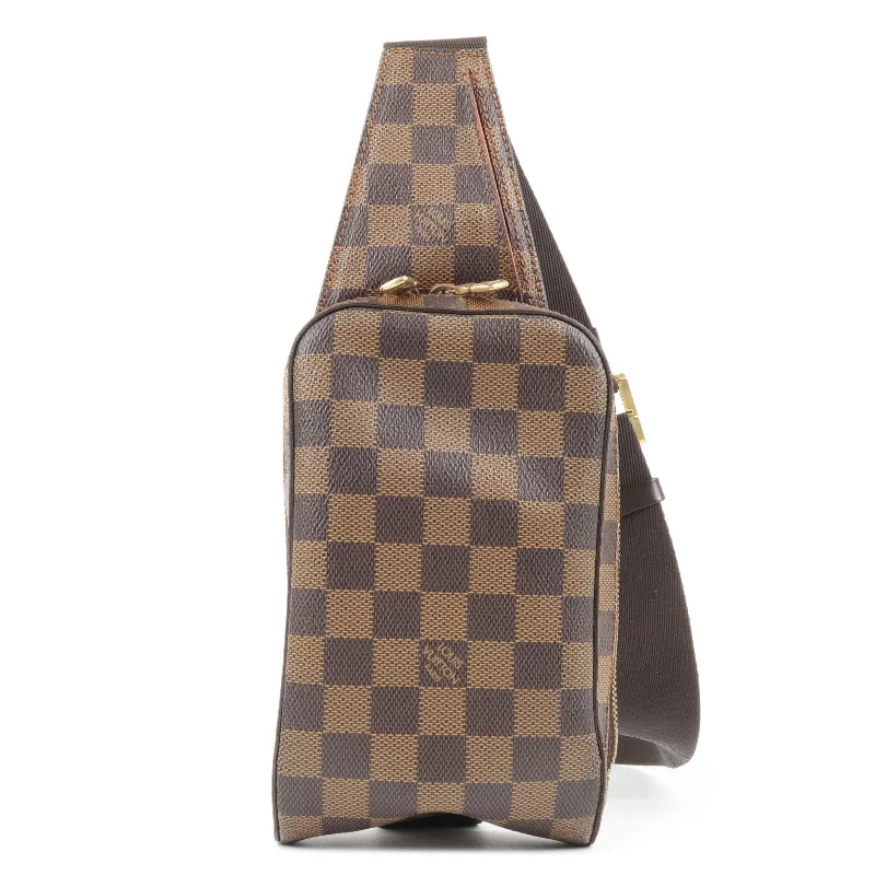 Louis Vuitton backpacks with a hidden back pocket for securityLouis Vuitton Damier Geronimos Body Bag Waist Bag N51994