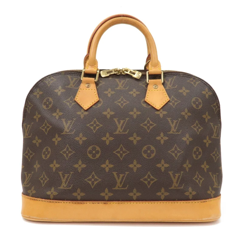 Ladies Louis Vuitton Capucines bags with gold - toned hardwareLouis Vuitton Monogram Alma Hand Bag Brown M51130