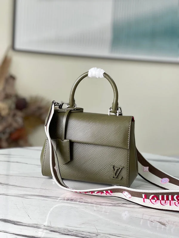 Louis Vuitton bags with a snap - button closure and a decorative charm for styleBC - LOUIS VUITTON BAGS - 1449