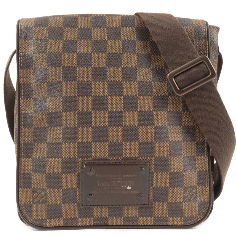 Louis Vuitton Neverfull bags with large capacity for everyday essentialsLouis Vuitton Damier Ebene Brooklyn PM Shoulder Bag N51210