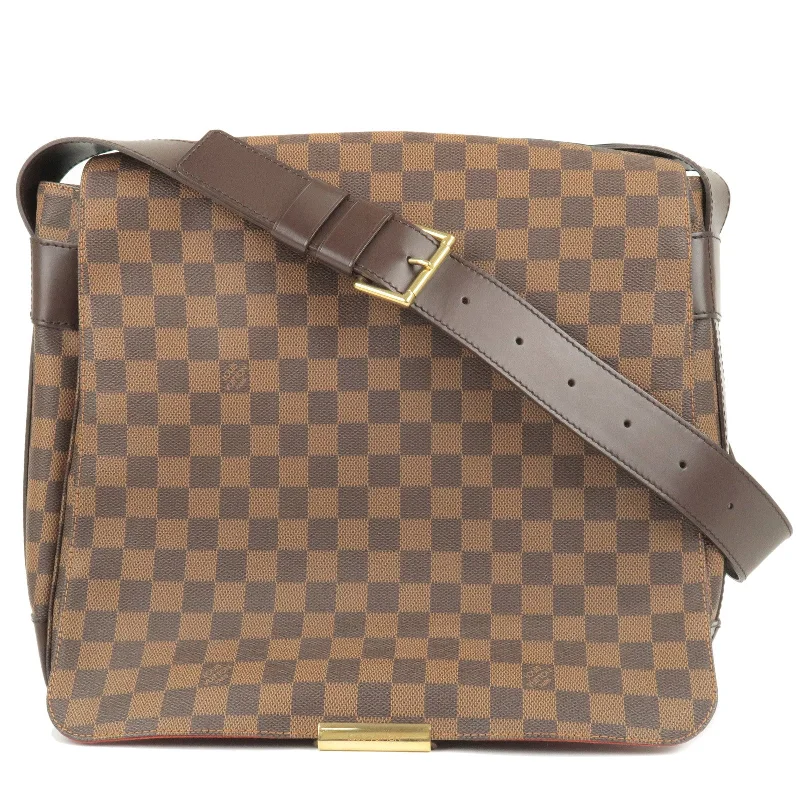 Louis Vuitton backpacks with a padded laptop compartment for travelLouis Vuitton Damier Ebene Bastille Shoulder Bag N45258