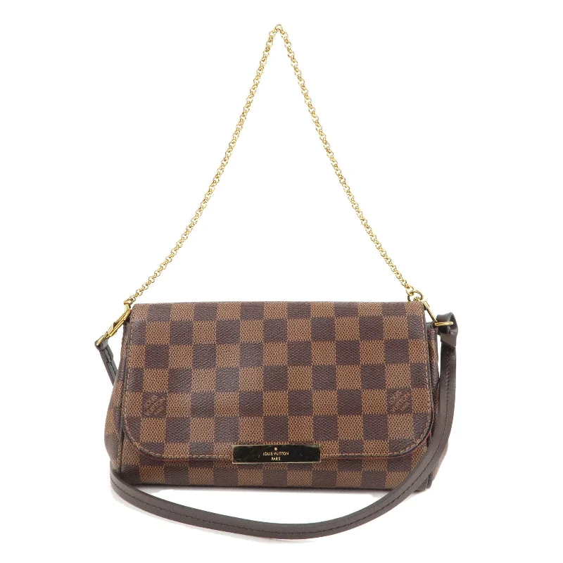 Louis Vuitton crossbody bags with adjustable shoulder straps for comfortLouis Vuitton Damier Favorite PM 2Way Shoulder Bag N41276