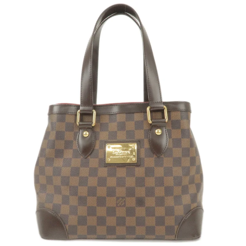 Louis Vuitton backpacks with a hidden back pocket for securityLouis Vuitton Damier Ebene Hampstead PM Hand Bag N51205