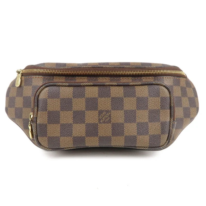 Louis Vuitton Twist bags with a snakeskin - effect panel for a bold lookLouis Vuitton Damier Bam Bag Melville Waist Bag Body Bag N51172