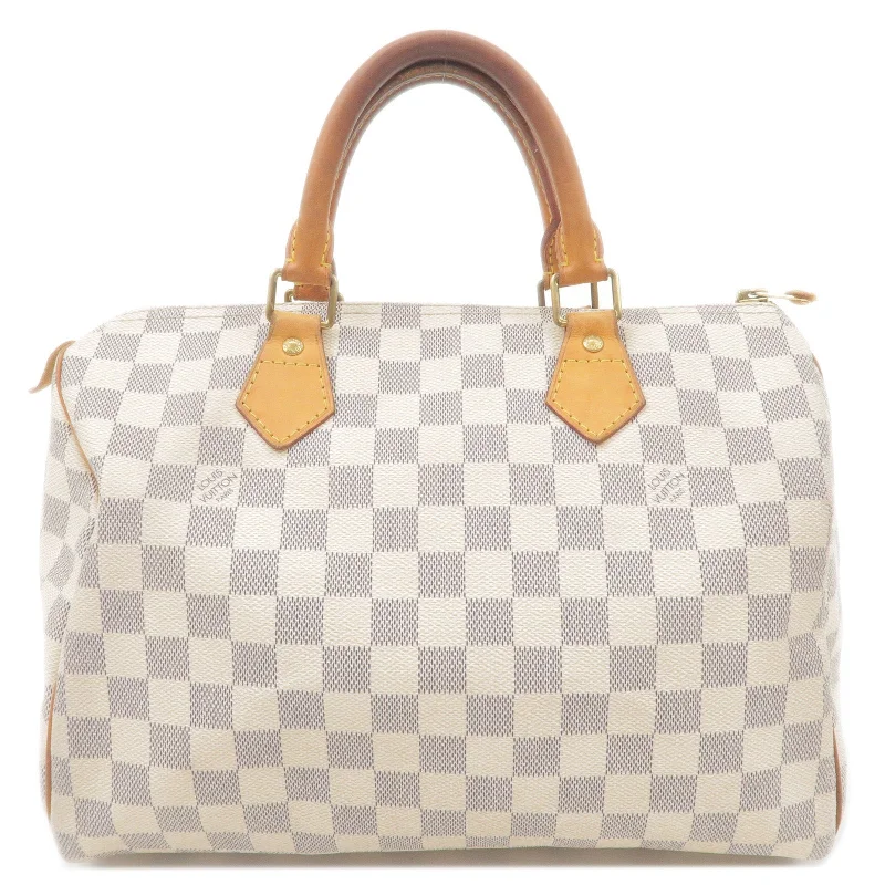 Louis Vuitton Capucines bags with smooth calfskin leather for luxuryLouis Vuitton Damier Azur Speedy 30 Boston Bag N41533