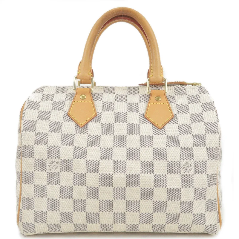 Louis Vuitton Twist bags with the iconic LV - turnlock closureLouis Vuitton Damier Azur Speedy 25 Boston Bag Hand Bag N41534