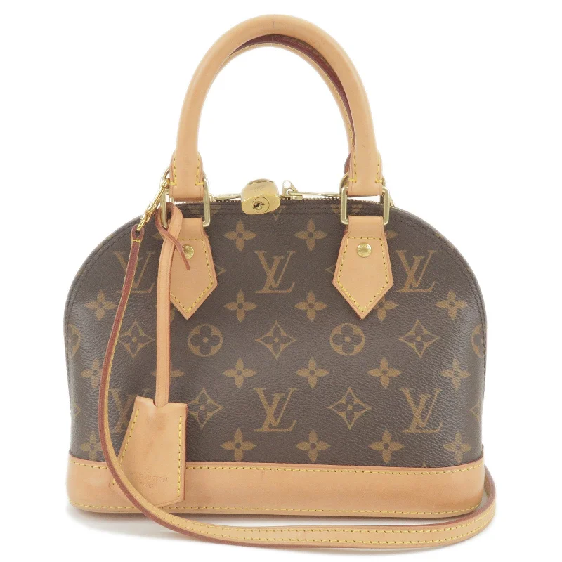 Louis Vuitton Alma bags with a leather - wrapped handle for a luxurious feelLouis Vuitton Monogram Alma BB 2Way Hand Bag M53152