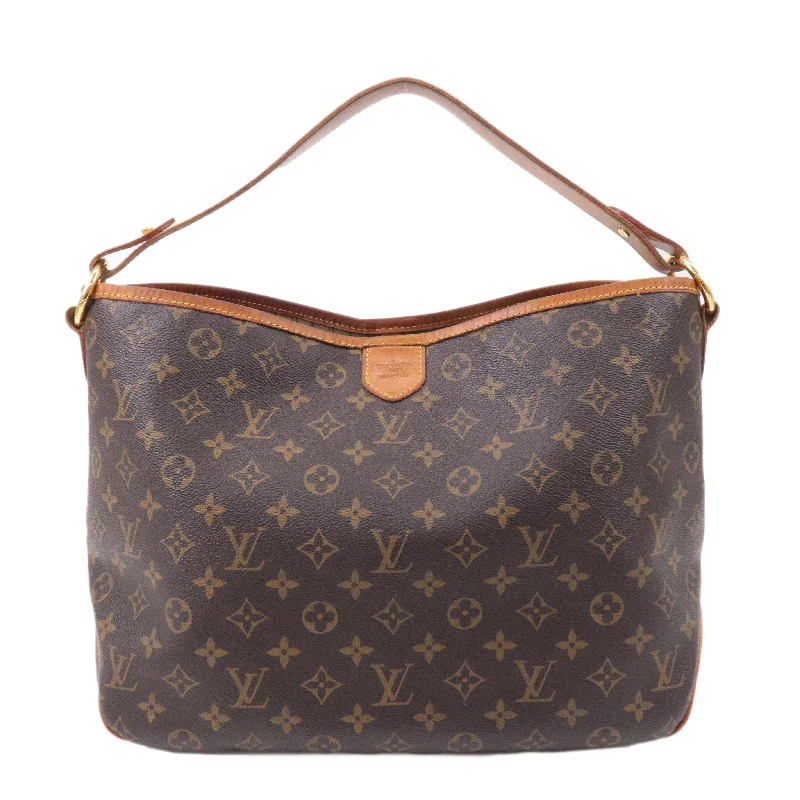 Louis Vuitton bags with a snap - button closure and a decorative charm for styleLouis Vuitton Monogram Delightful PM Shoulder Bag M40352