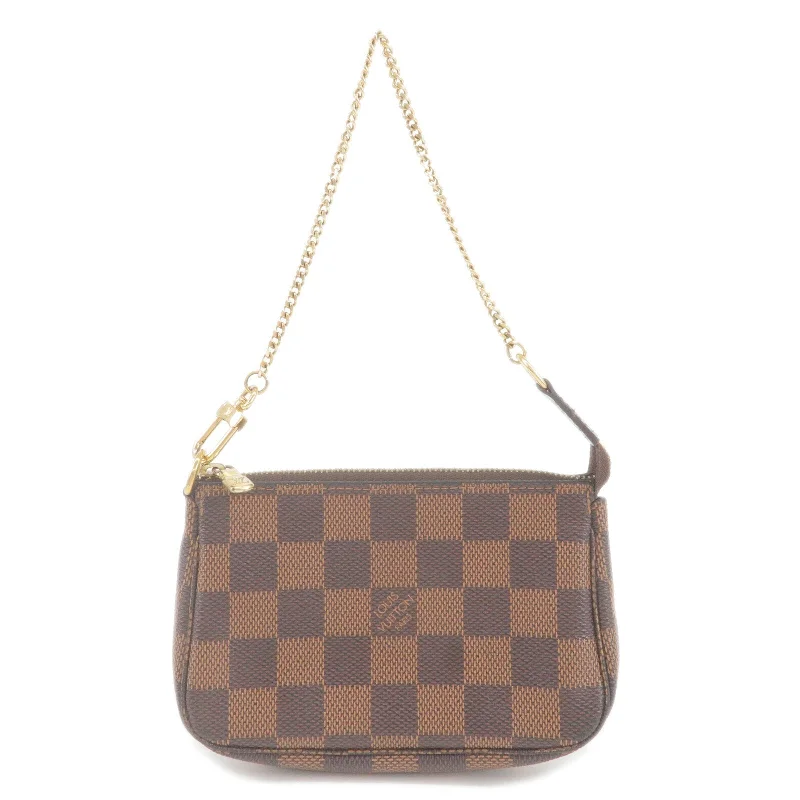 Louis Vuitton Alma bags with a detachable shoulder strap for versatilityLouis Vuitton Damier Mini Pochette Accessoires Pouch N58009