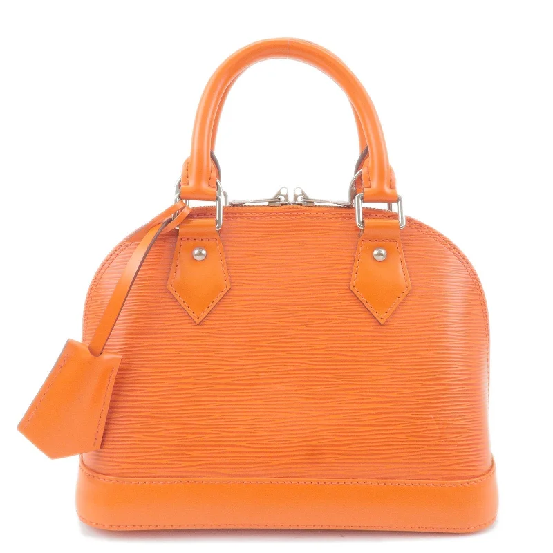 Louis Vuitton Capucines bags with smooth calfskin leather for luxuryLouis Vuitton Epi Alma BB 2Way Bag Hand Bag Orange M40854