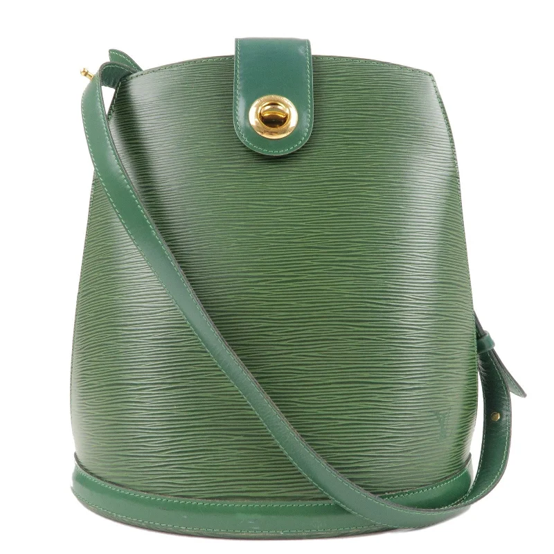 Louis Vuitton Capucines bags with smooth calfskin leather for luxuryLouis Vuitton Epi Cluny Shoulder Bag Borneo Green M52254