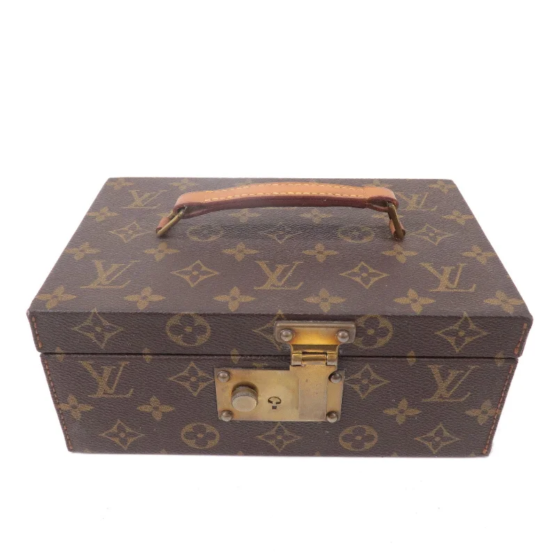 Louis Vuitton crossbody bags with a printed floral pattern for femininityLouis Vuitton Monogram Boite A Tout Bag Brown M47236