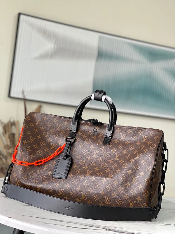 Louis Vuitton bags with a snap - button closure and a decorative charm for styleBC - LOUIS VUITTON BAGS - 1091