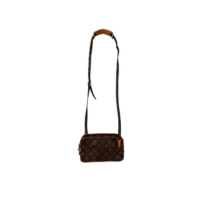 Louis Vuitton tote bags with a double - handle and shoulder - strap optionLouis Vuitton Marly Monogram Canvas