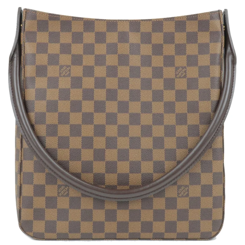 Louis Vuitton backpacks with a sleek, minimalist design for styleLouis Vuitton Damier Looping GM Shoulder Bag N51144