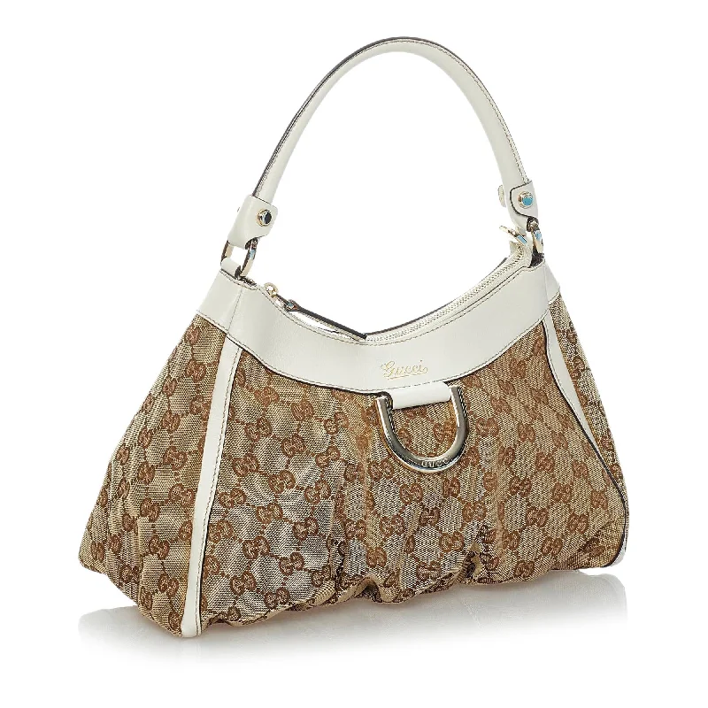 Ladies Gucci Dionysus bags with a star - shaped charmGucci GG Canvas Abbey D-Ring Shoulder Bag (31321)