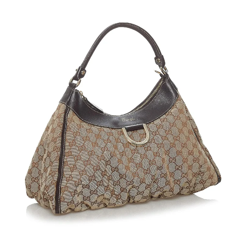 Ladies Gucci Dionysus bags in a pastel colorGucci GG Canvas Abbey D-Ring Shoulder Bag (34136)