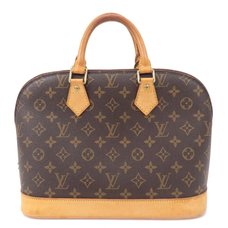 Ladies Louis Vuitton Capucines bags with a detachable shoulder strapLouis Vuitton Monogram Alma Hand Bag Brown M51130