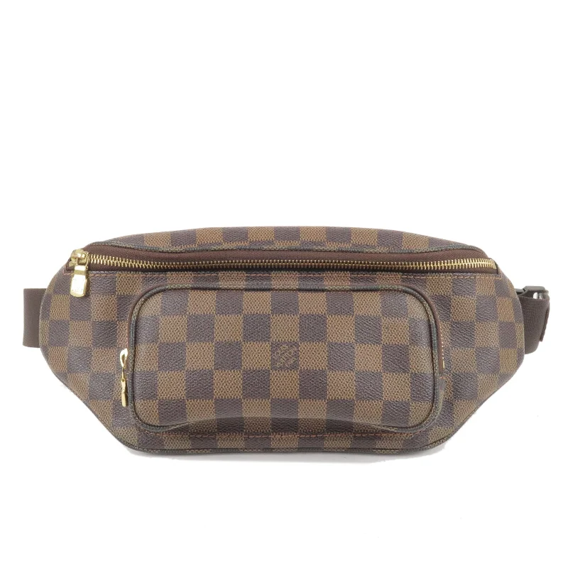 Louis Vuitton bags with a zippered interior pocket for better organizationLouis Vuitton Damier Bam Bag Melville Waist Bag Body Bag N51172