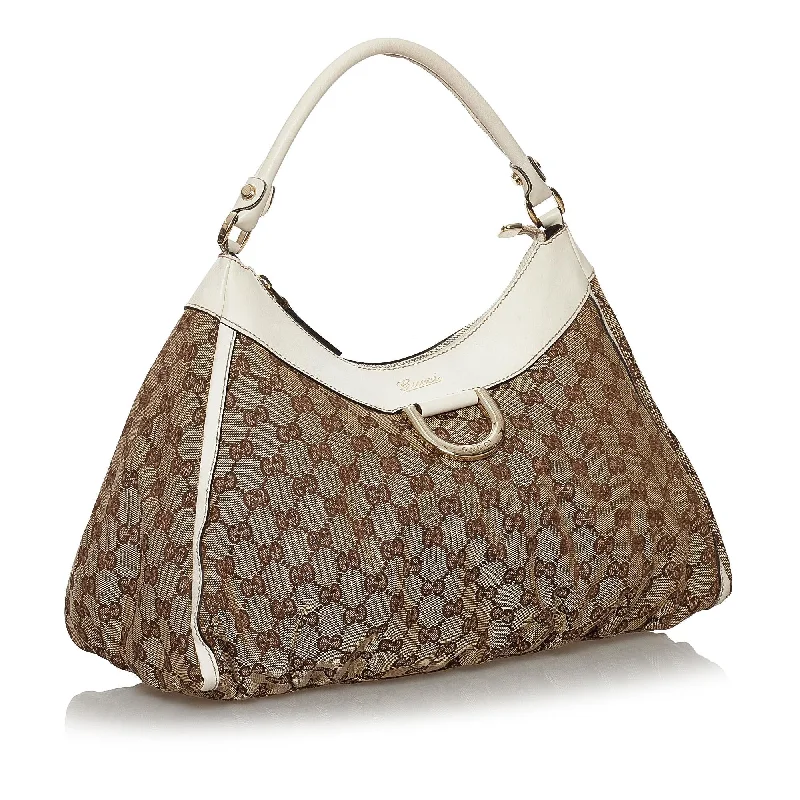 Ladies Gucci Dionysus bags with a star - shaped charmGucci GG Canvas Abbey D-Ring Shoulder Bag (30184)