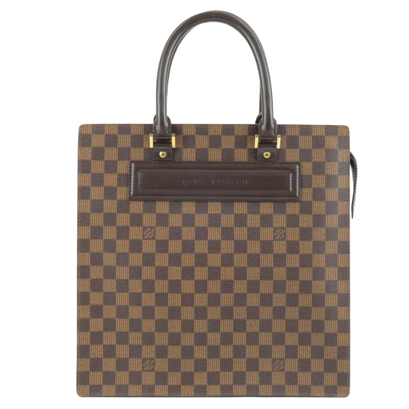 Ladies Louis Vuitton shoulder bags with a single - handle silhouetteLouis Vuitton Damier Venice GM Tote Bag Hand Bag N51146