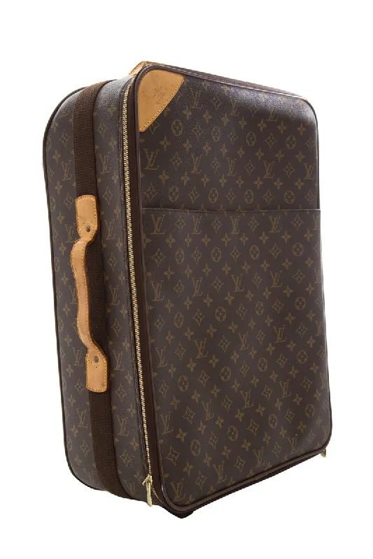 Louis Vuitton crossbody bags in a bold red color for a statementLouis Vuitton Brown Monogram Canvas Business Pegase