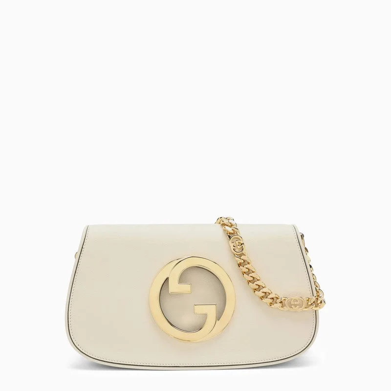 Gucci Marmont bags for women with a snakeskin - effect panelGucci White Leather Blondie Bag Women