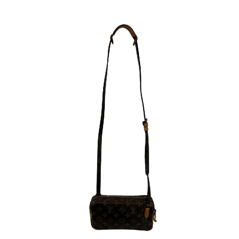 Louis Vuitton crossbody bags with a printed floral pattern for femininityLouis Vuitton Marly Monogram Canvas