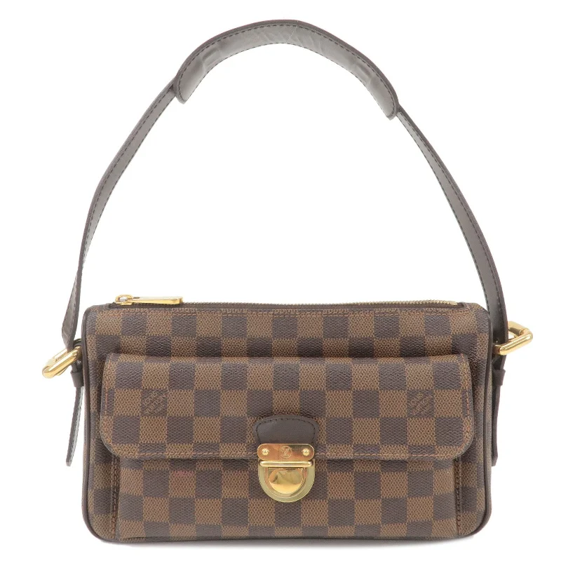 Louis Vuitton Alma bags with a detachable shoulder strap for versatilityLouis Vuitton Damier Ravello GM Shoulder Bag Brown N60006