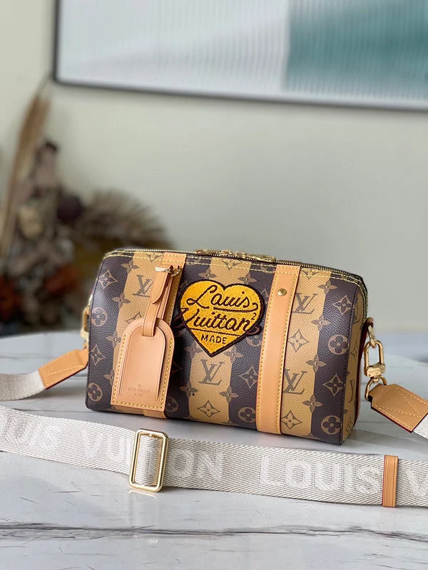 Ladies Louis Vuitton Petite Malle bags with a star - shaped charm for cutenessBC - LOUIS VUITTON BAGS - 1475