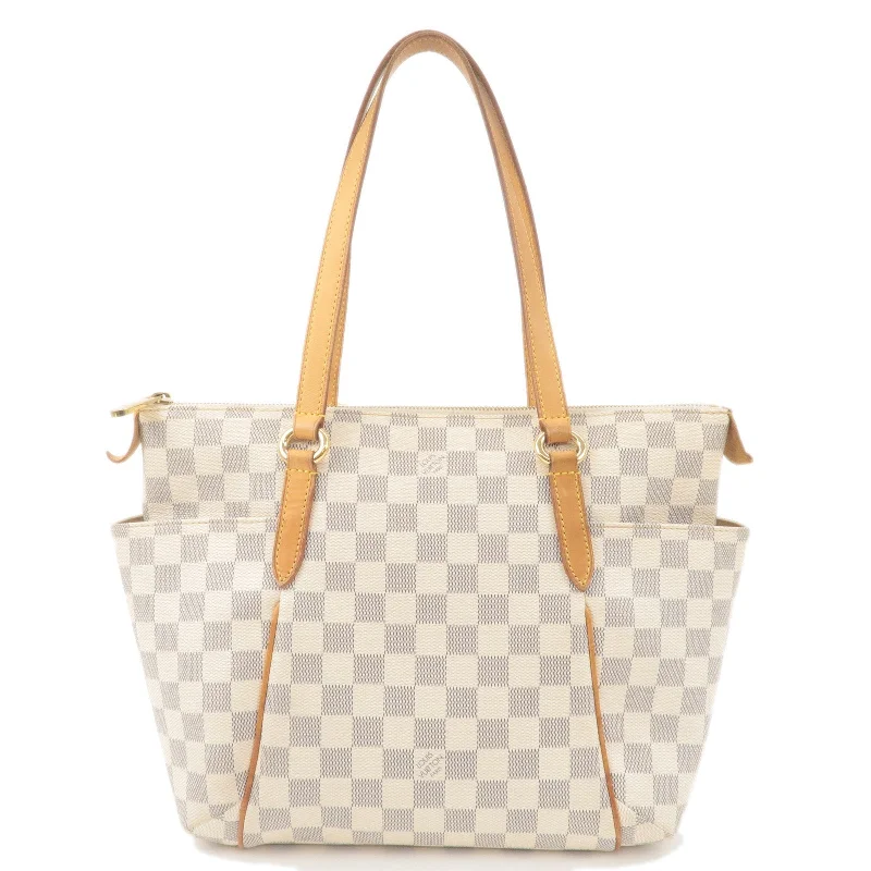 Louis Vuitton Speedy bags in monogram canvas for a classic lookLouis Vuitton Damier Azur Totally PM Tote Bag Hand Bag N51261