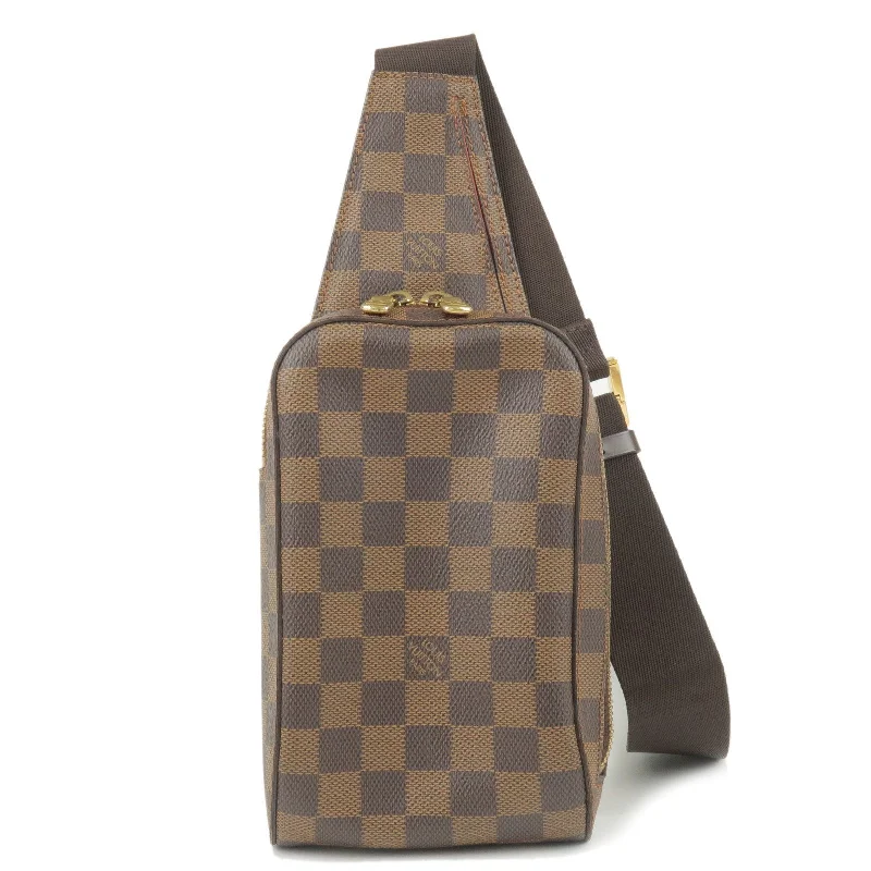 Louis Vuitton Twist bags with a contrast - colored interior for visual interestLouis Vuitton Damier Geronimos Body Bag Waist Bag N51944