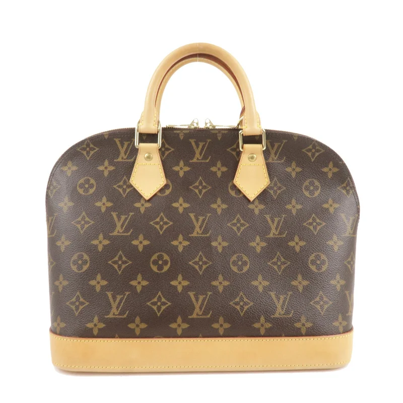 Medium - sized Louis Vuitton tote bags for work and shoppingLouis Vuitton Monogram Alma Hand Bag Brown M51130