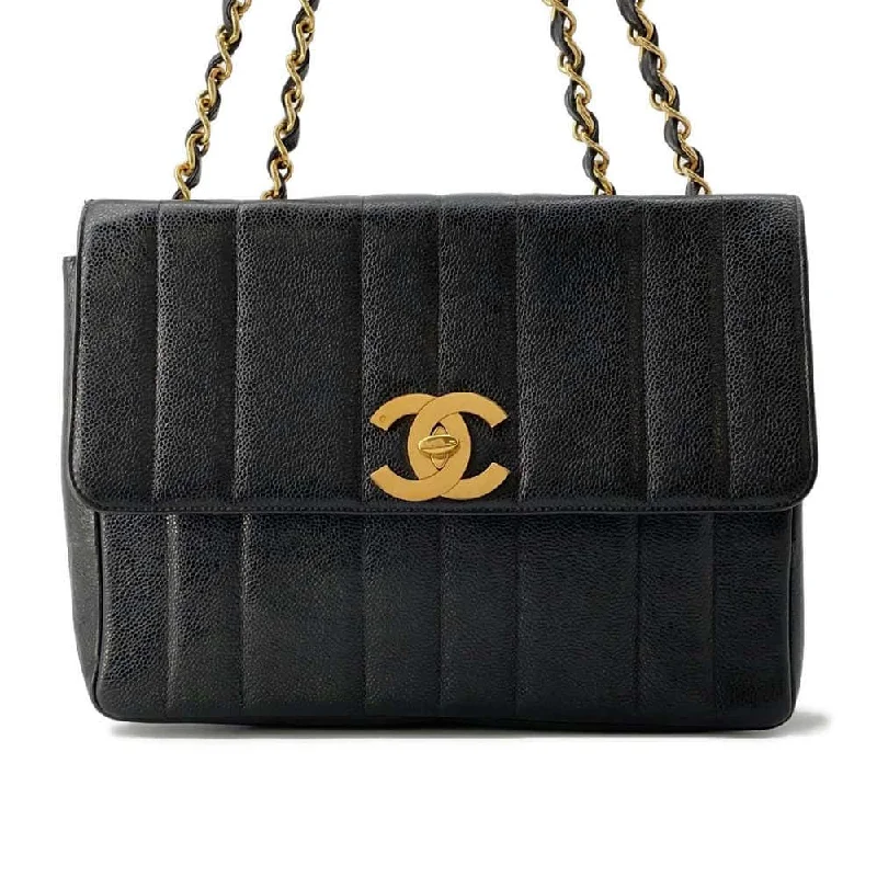 Chanel bags perfect for everyday elegCHANEL Mademoiselle ChainShoulder Bag Black Caviar Leather