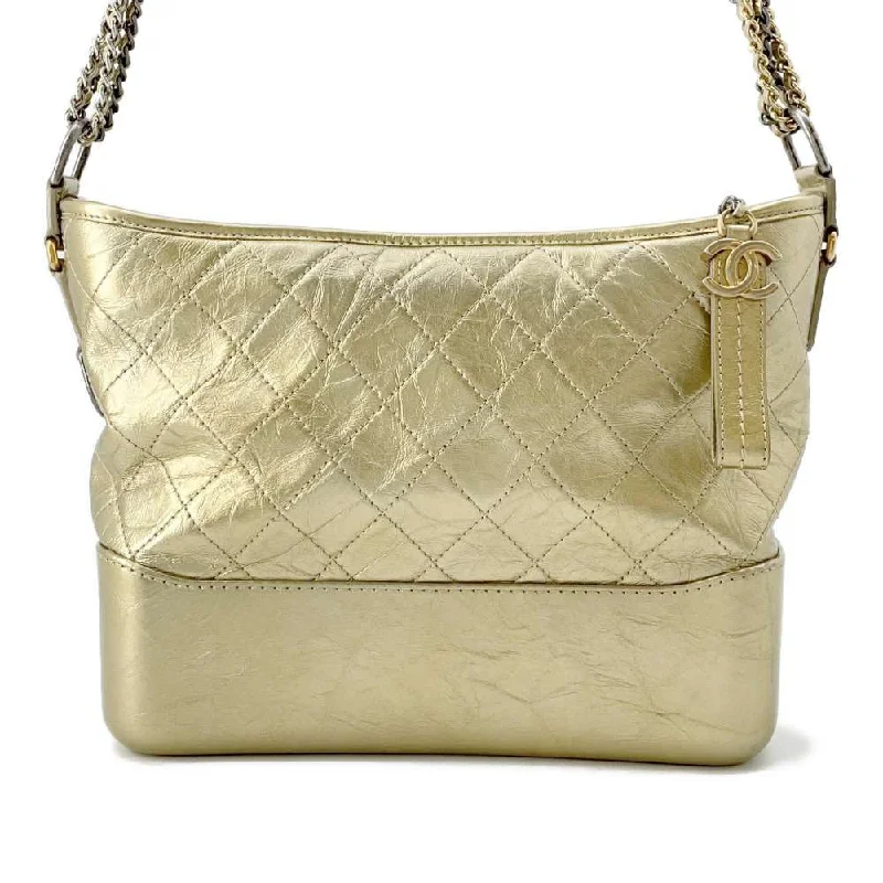 Chanel New Arrival Handbag with Gold HardwareCHANEL Gabriel Hobo Bag Gold A93824 Lambskin