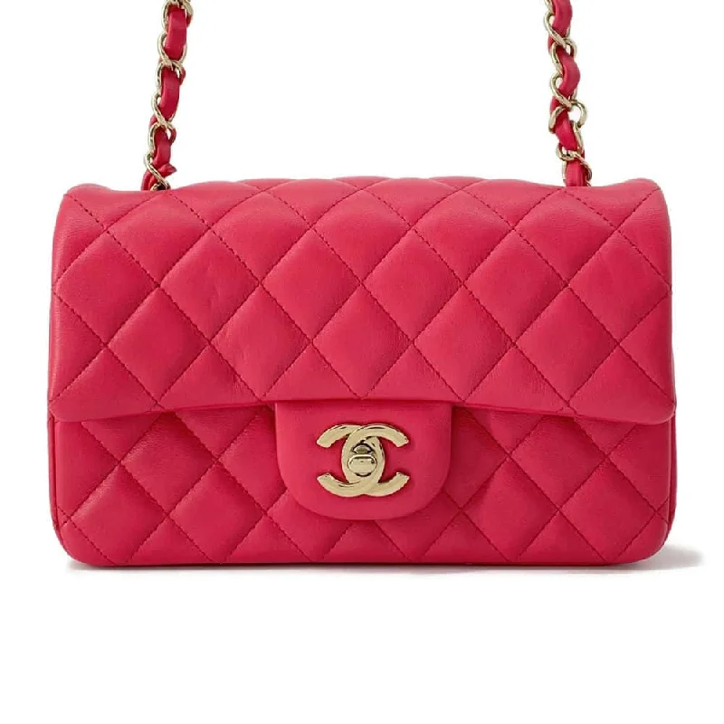 Chanel bags for women with minimalist styleCHANEL Matelasse Single Flap ChainShoulder Bag Pink A69900 Lambskin Size 20